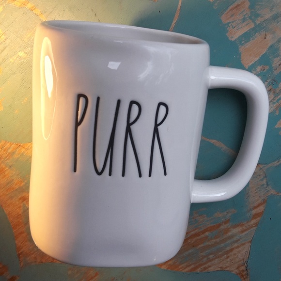 Rae Dunn Mug PURR Coffee Cup Gift NEW Nwt - Picture 6 of 6